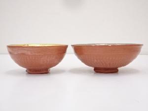 桂窯造 赤楽嶋台茶碗（共箱） | 宗 sou::お茶道具・着物のお店